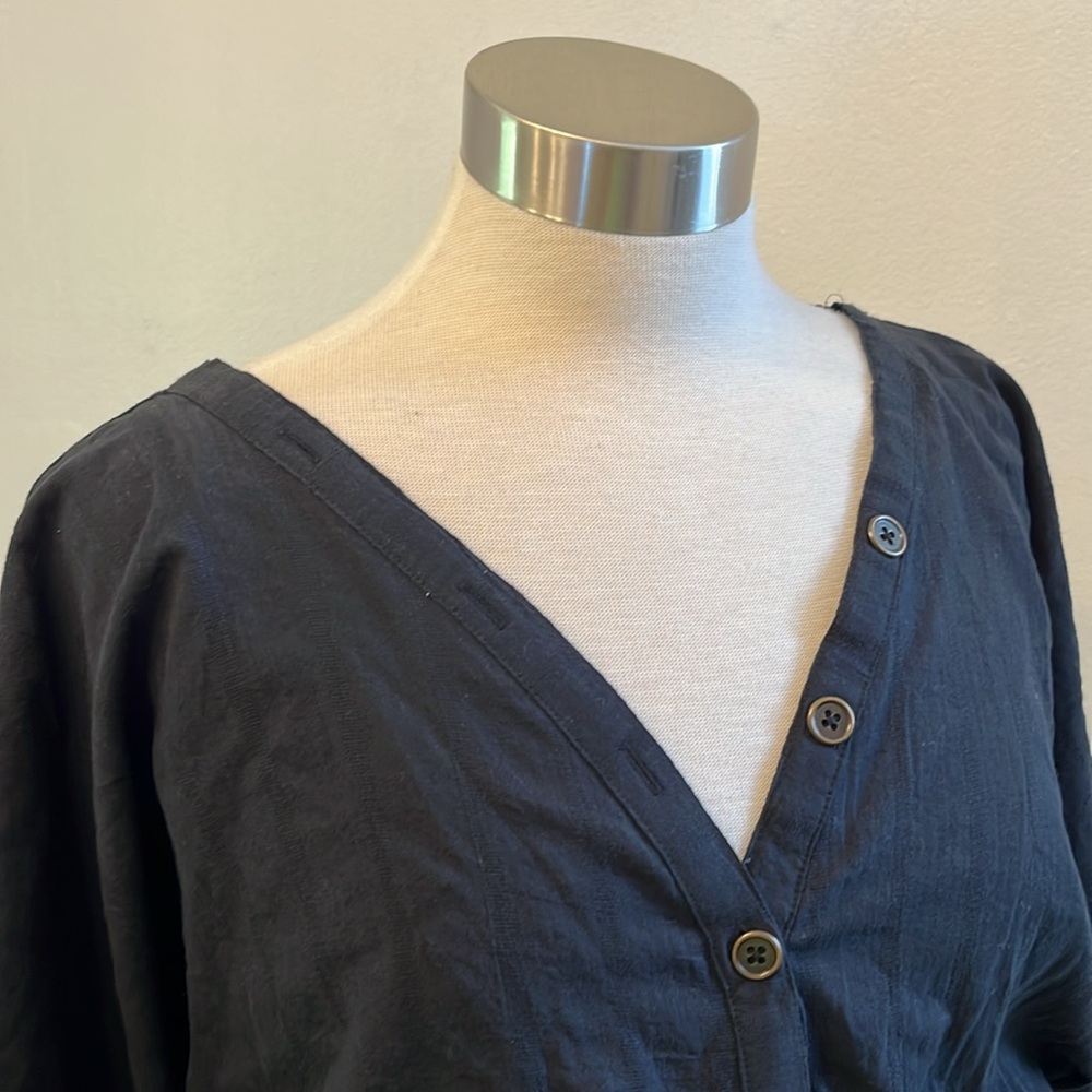 NWT ANTHROPOLOGIE MAEVE Black Dress Sz Medium - Picture 5 of 14